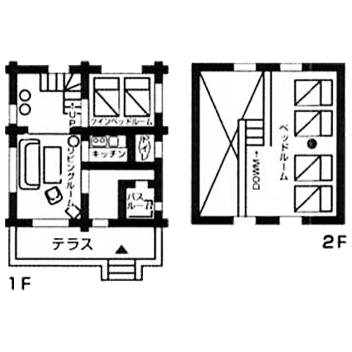 間取り図：カストル･おりひめの館